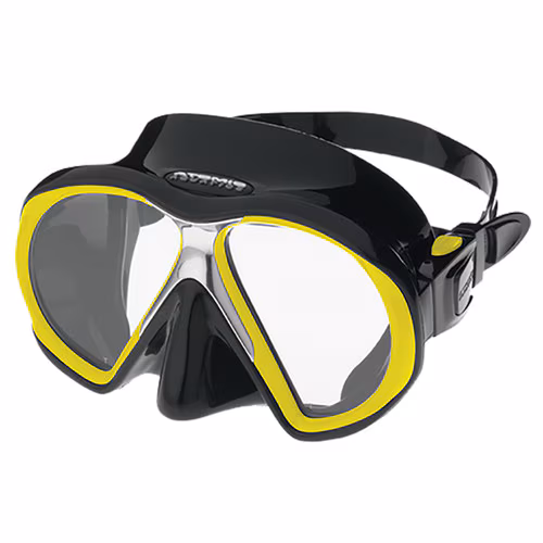 atomic aquatics subframe svart gul we dive store